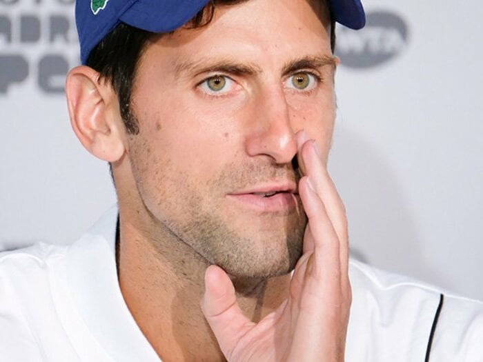 テニスの試合後会見はスリリングだ。ジョコビッチや杉田祐一に見た内面。＜Number Web＞ photograph by Getty Images