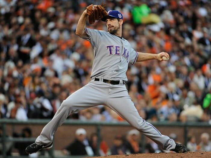 レンジャーズのクリフ・リーの大誤算。“Mr.オクトーバー”を襲名できず!?＜Number Web＞ photograph by Ron Vesely/MLB Photos via Getty Images