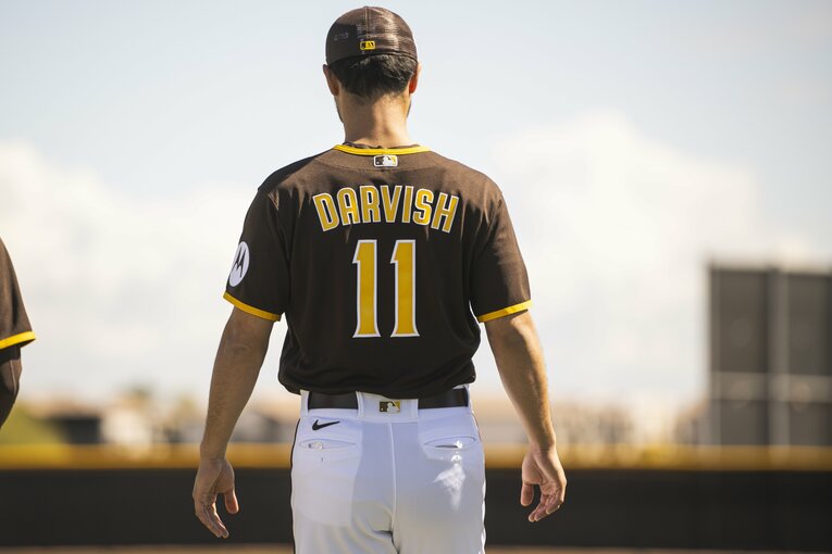 パドレスでのダルビッシュ　©Getty Images