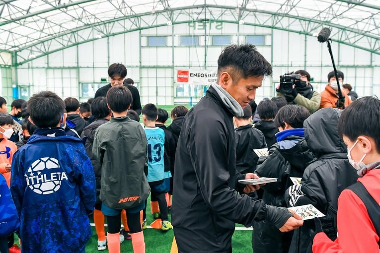 2022年東北人魂のサッカー教室　©︎Miki Sano
