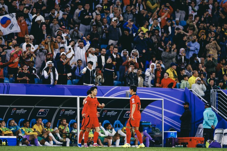 ソン・フンミン劇的FK連続写真（5/5枚）©︎Kiichi Matsumoto