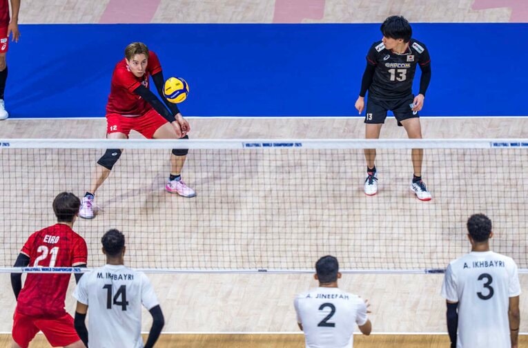 バレーボール世界選手権・リビア戦　©︎Volleyball World