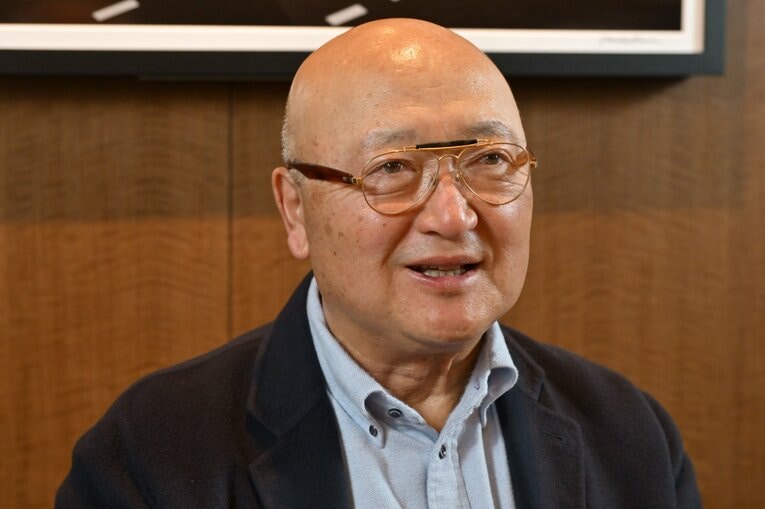 インタビューに応じる山下大輔氏　©Hideki Sugiyama