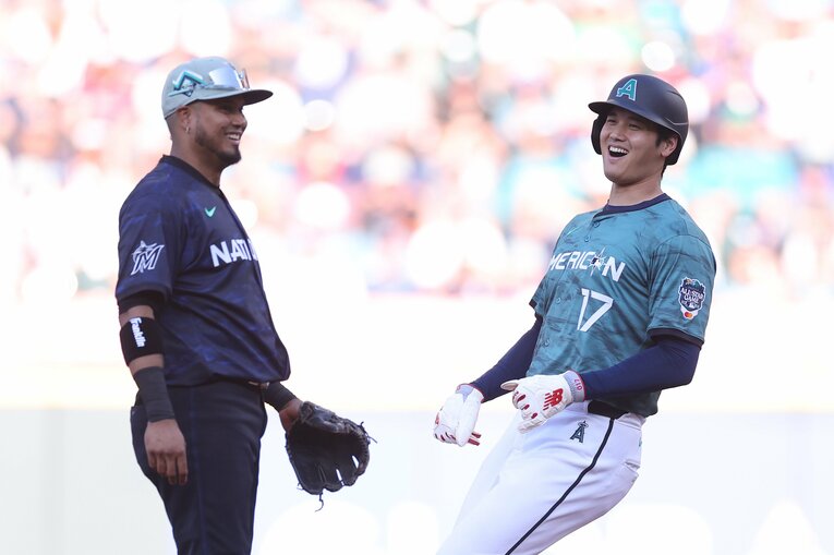 オールスターの歓声も一際大きかった大谷 ©Getty Images