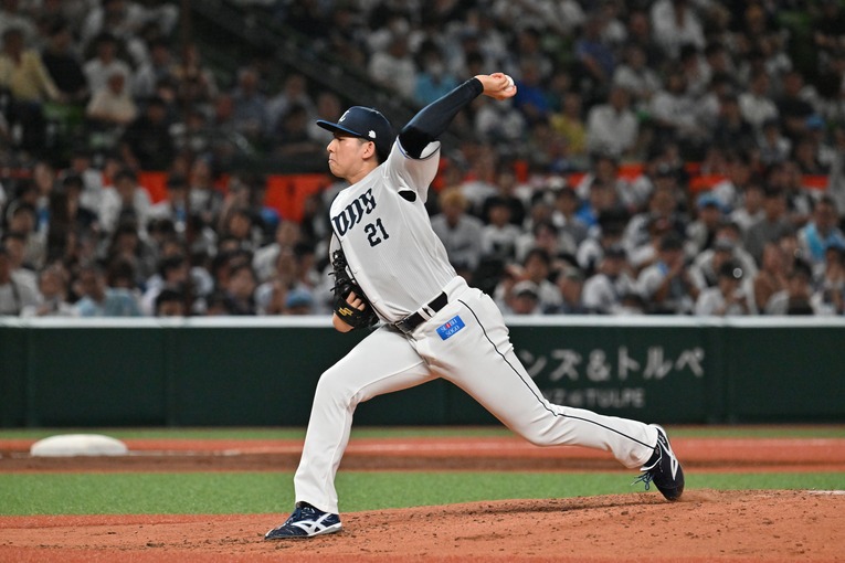 ルーキーながら10勝を挙げ、新人王有力候補の武内夏暉　©Hideki Sugiyama