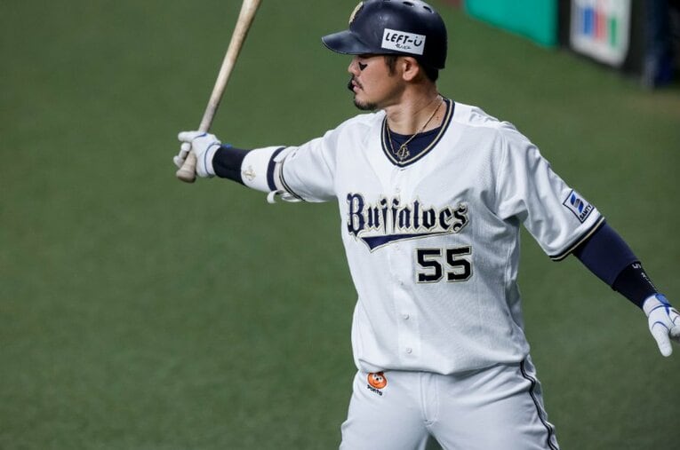 T-岡田の登場時は、オリックスファンのボルテージが最高潮に　 ／ photograph by Kiichi Matsumoto