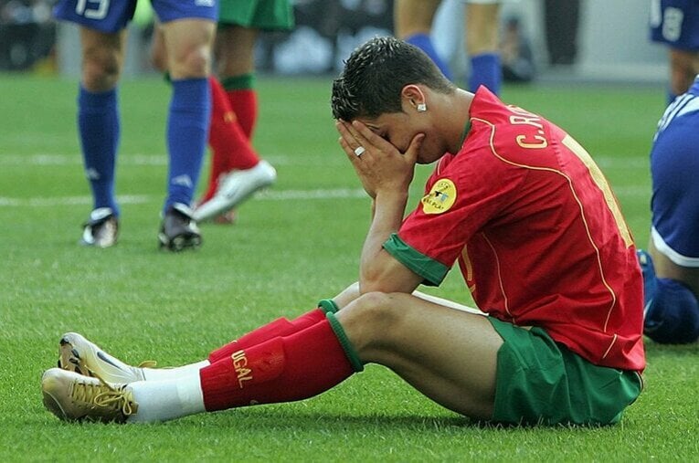 EURO2004のクリスティアーノ・ロナウド©Getty Images