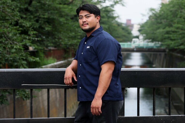 日本人初のNFL選手を目指す元アマ横綱の花田秀虎。来年のトライアウトで挑戦が成就しなければ様々な未来図も描いているという ／ photograph by Shigeki Yamamoto