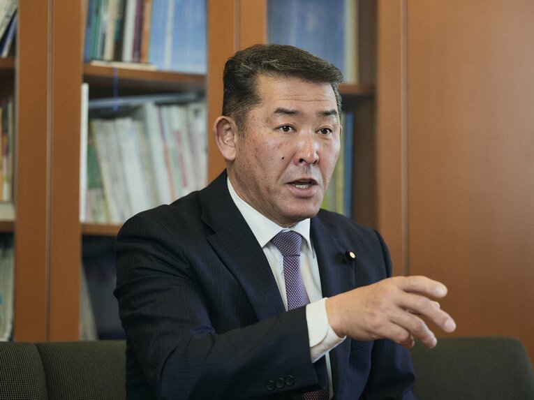 当時を振り返る石井浩郎。現在は参議院議員を務める　©Yuki Suenaga