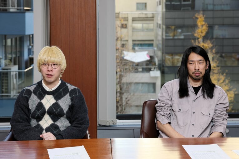 結成12年で4年連続M-1決勝出場となった真空ジェシカ。川北茂澄（ボケ・ネタ作り担当、35歳、写真右）とガク（ツッコミ担当、34歳）。おぎやはぎやアンタッチャブルと同じ人力舎所属