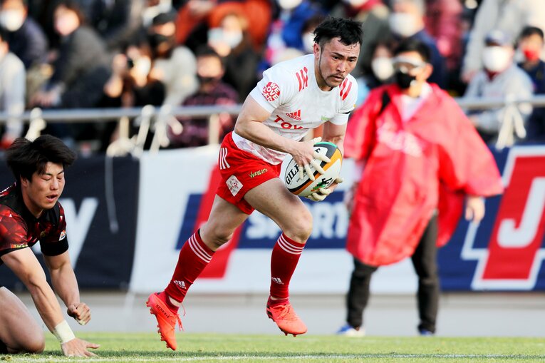 今季は全7試合に出場（うち先発は1試合）、1トライを記録　©Naoki Nishimura/AFLO SPORT
