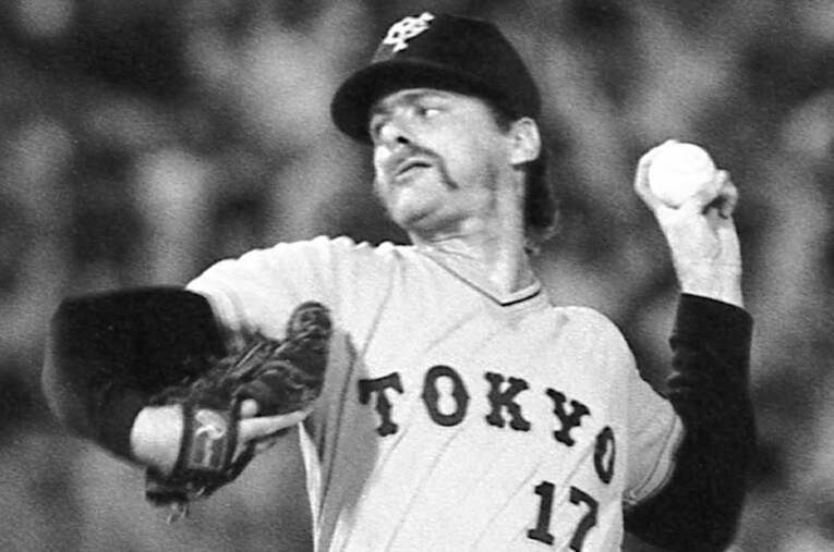 巨人のカムストック。来日1年目（1985年）は江川卓、斎藤雅樹、西本聖に次ぐ8勝をマークした ／ photograph by Sankei Shimbun