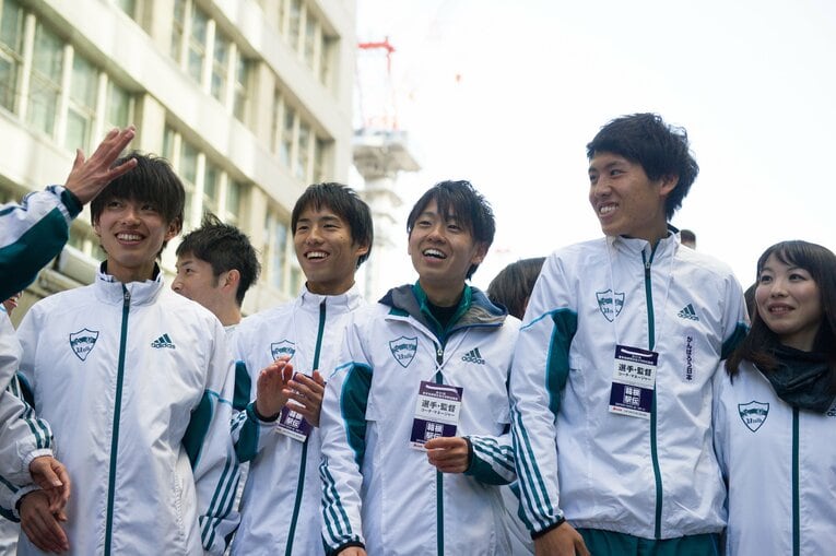 青学大　第91回箱根駅伝 ／ photograph by Nanae Suzuki