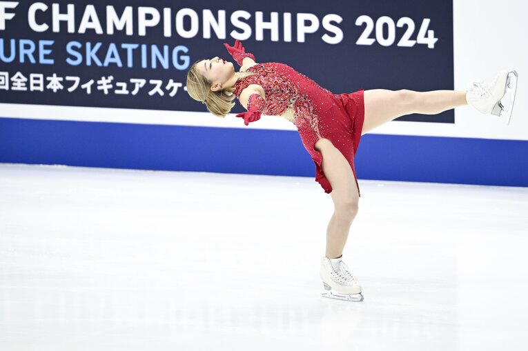 全日本選手権ショートの演技　©︎Asami Enomoto