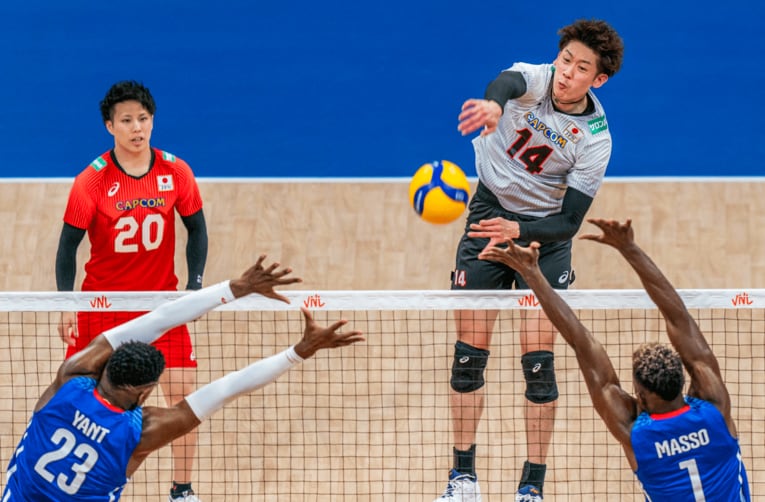 2023年ネーションズリーグ（フランス大会）©︎FIVB