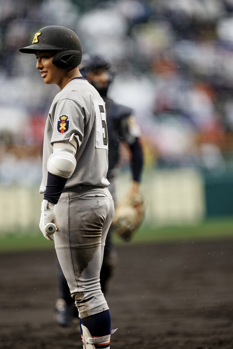 話題を呼んだ清原勝児（慶應／「5番サード」）　©Kichi Matsumoto