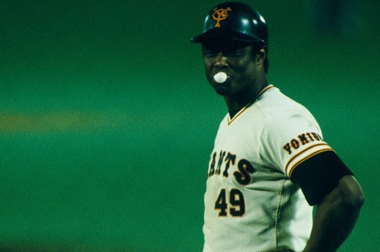 ウォーレン・クロマティ。1984年～90年、巨人に在籍。NPB通算打率.321、951安打、171本塁打、558打点。“巨人史上最強の助っ人”と言われる　©BUNGEISHUNJU