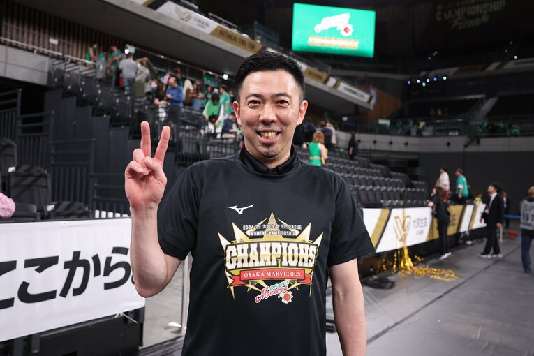 就任1年目で快挙を達成した　©︎SV.LEAGUE