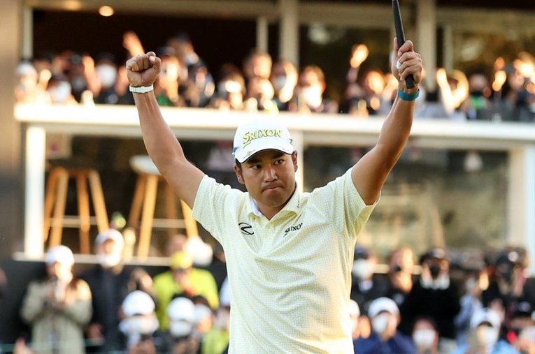 米ツアー通算7勝目を挙げた松山英樹。2位に5打差をつける通算15アンダーでの優勝だったが、苦しみながら掴んだ勝利だった ／ photograph by Getty Images