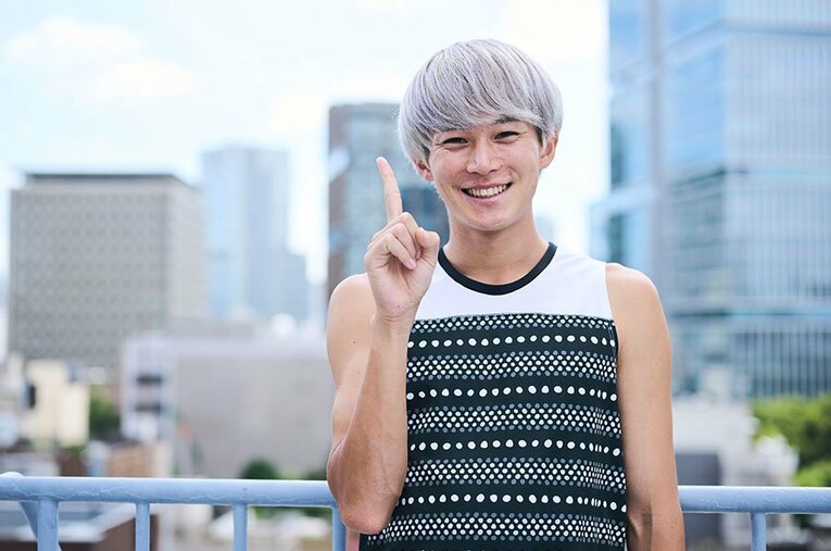 筑波大の大学院でランニングの研究をしていた三津家貴也さん。現在はTikTok、YouTubeなどの動画投稿をメインに活躍を続ける ／ photograph by Yuki Suenaga