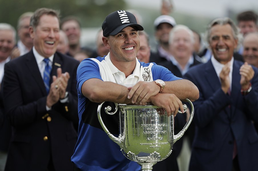 全米プロ連覇で完全優勝のケプカ。人生が詰まった「心の逆転優勝」。<Number Web> photograph by AP/AFLO