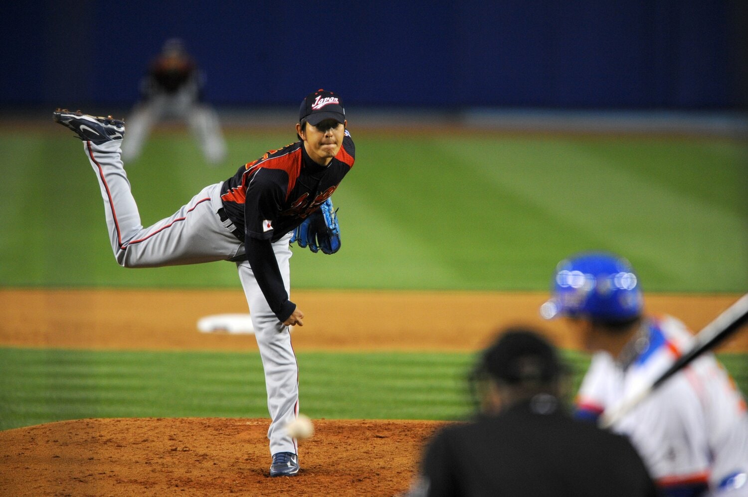2009年WBC決勝の先発を任された岩隈。7回2/3、2失点の好投をみせた　©︎Naoya Sanuki