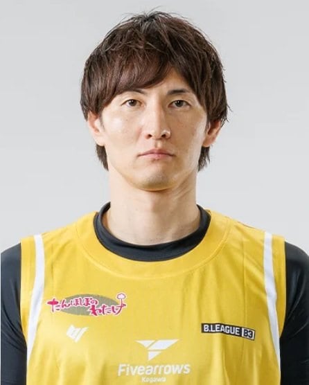 今季からの新天地としてファイブアローズ加入を決めた岡田/チームHPより引用