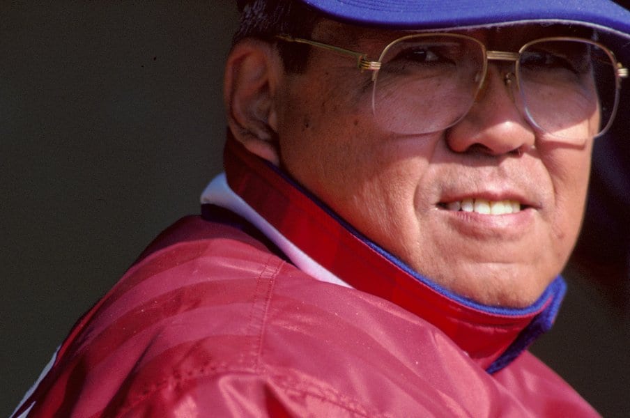 ヤクルト監督時代、ID野球で球界を席巻した野村克也　©BUNGEISHUNJU