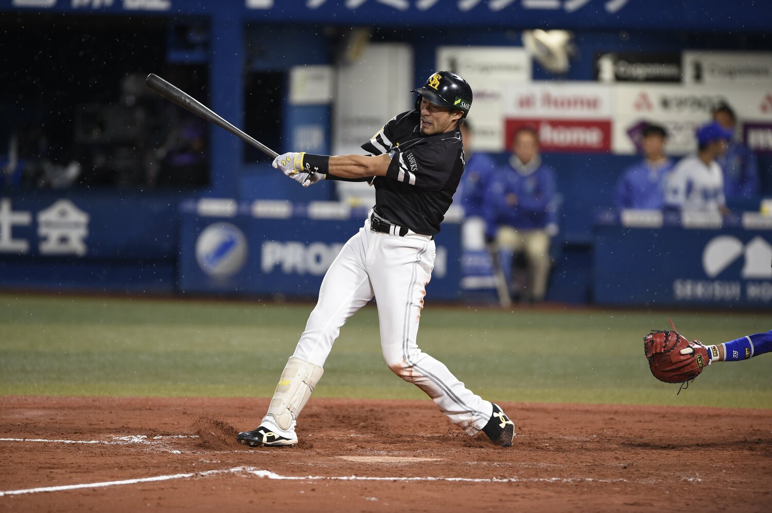 横浜スタジアムでバックスクリーン直撃かつ破壊のすさまじい一発を放ったこともある柳田　©Naoya Sanuki