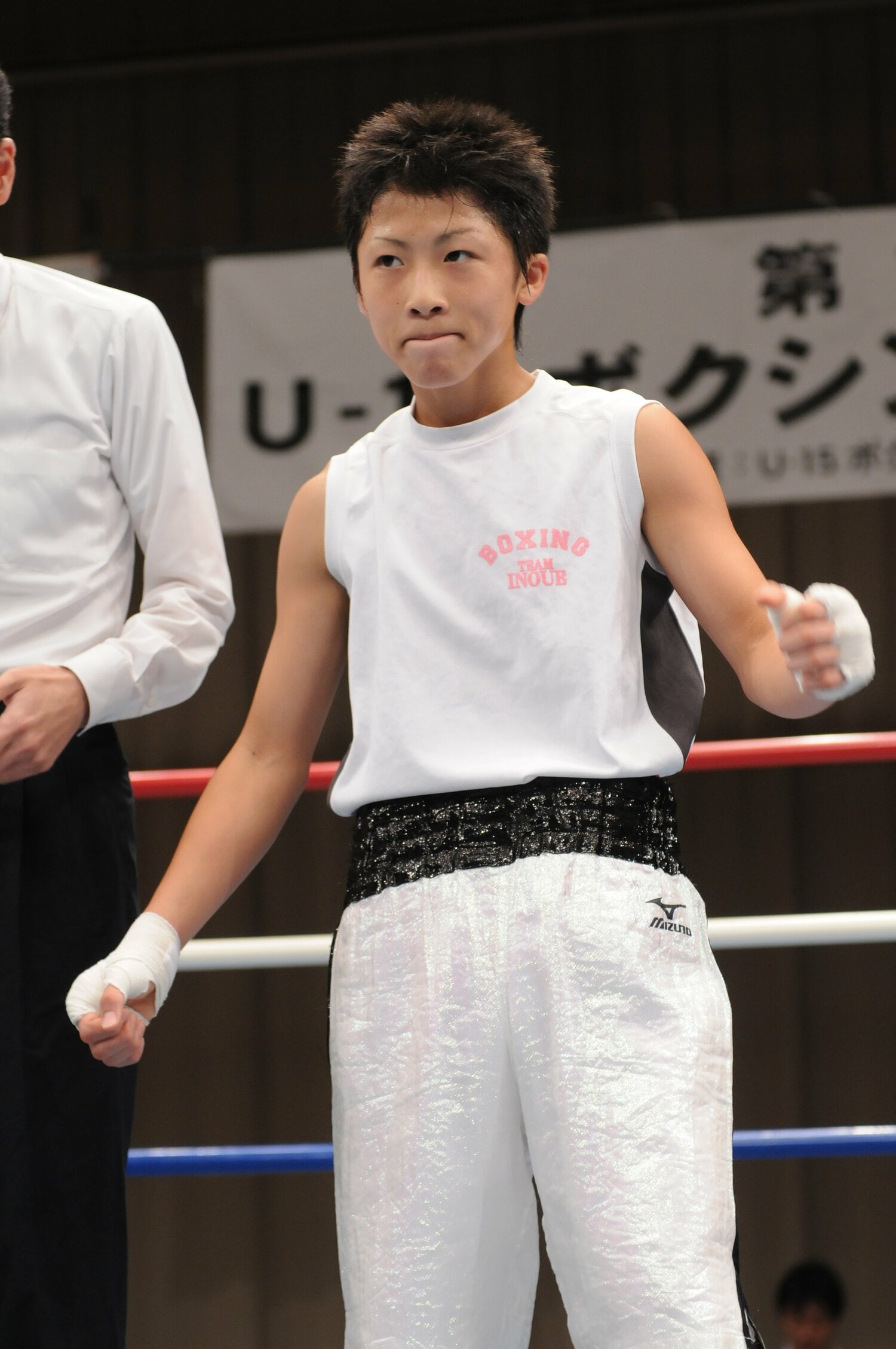 第1回大会に出場した井上尚弥　©Hiroaki Finito Yamaguchi