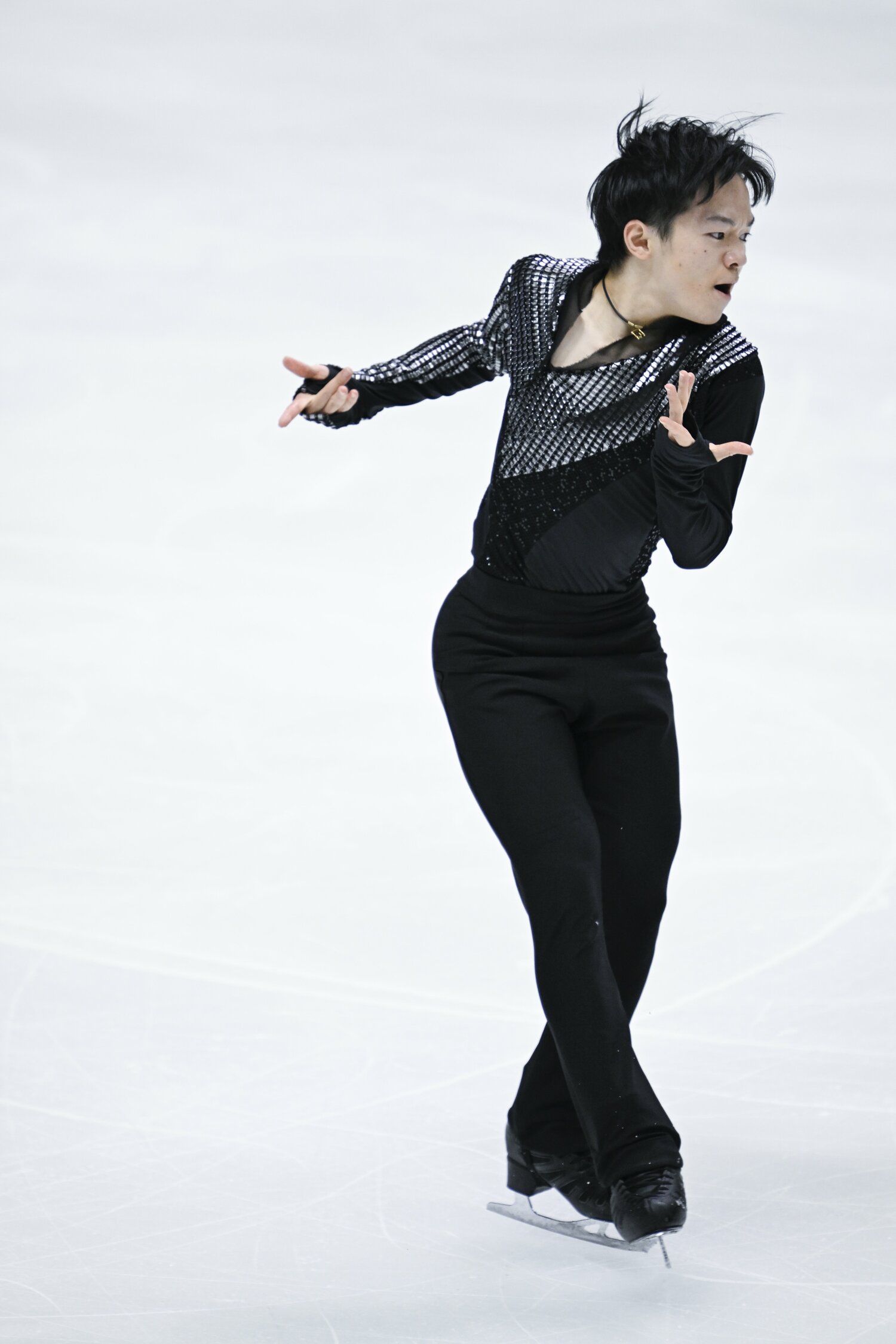 NHK杯ショートの演技　©︎Asami Enomoto