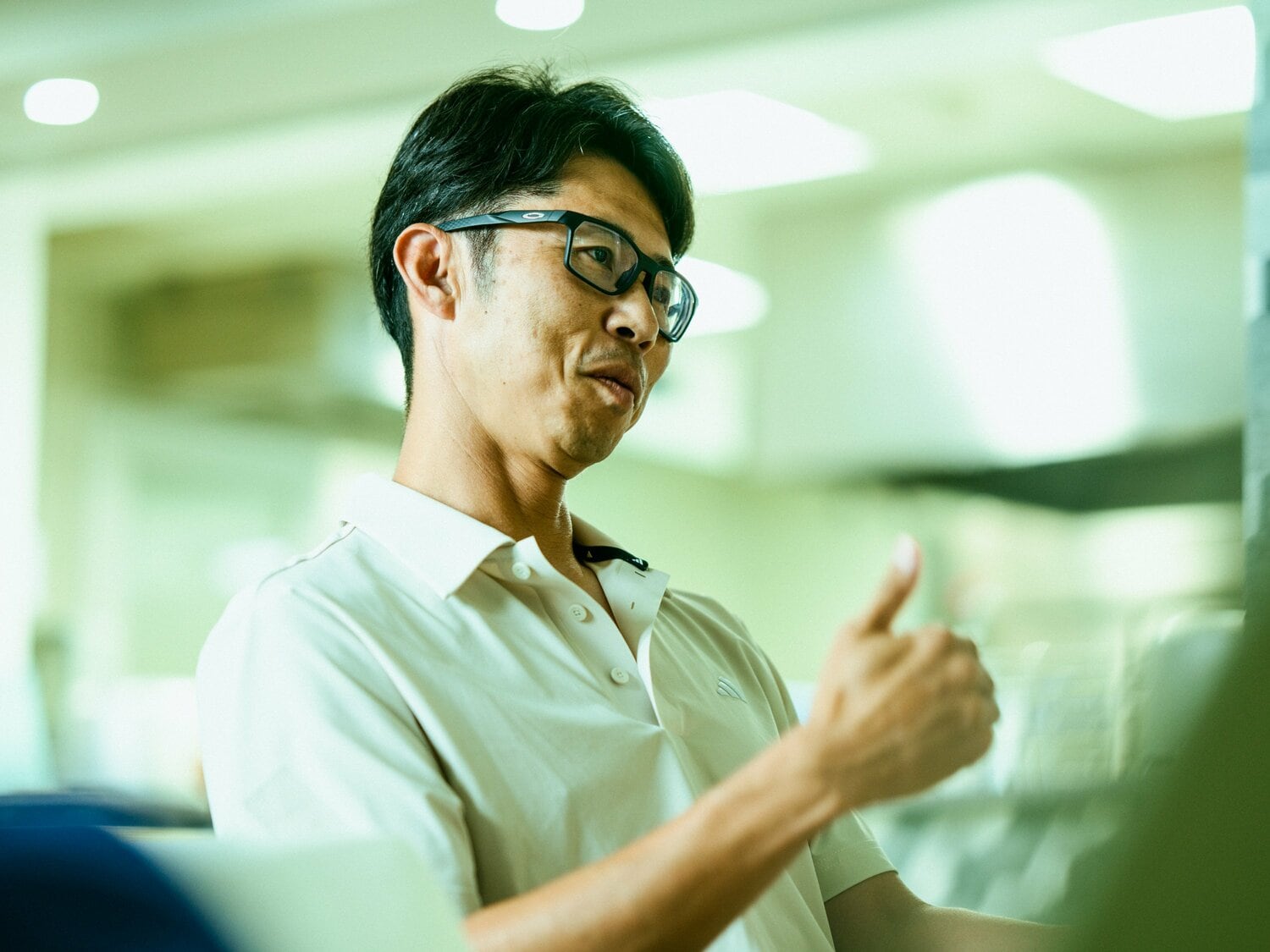 徳本監督の目には数年後の箱根路が映っているのか ©Ichisei Hiramatsu