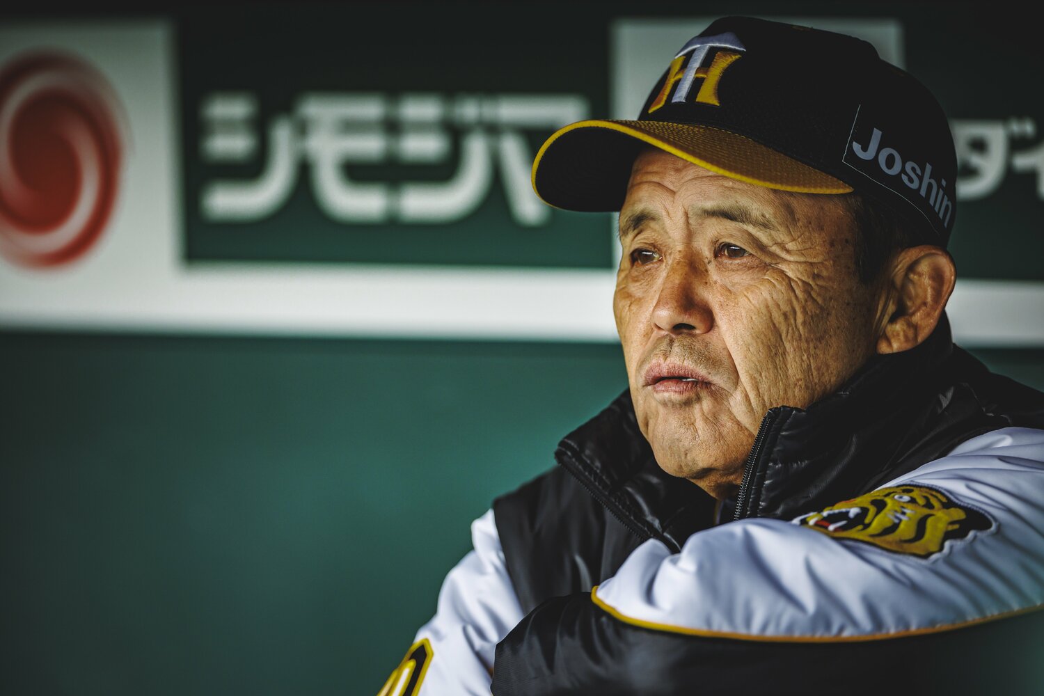 打線にテコ入れをした岡田監督　©Kiichi Matsumoto