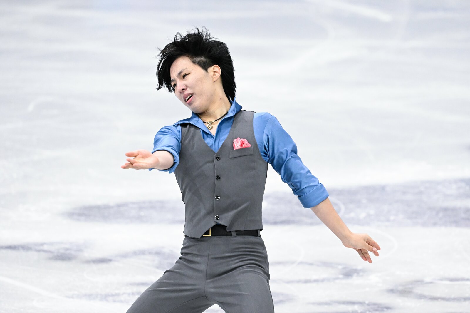 フリーでは「彼らしい」といえる演技を見せた三浦選手 ©️Asami Enomoto/JMPA