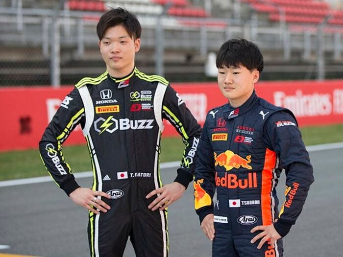 ホンダが目指すF1ドライバー育成。「F3」で飛躍を誓う10代コンビ。＜Number Web＞ photograph by Honda