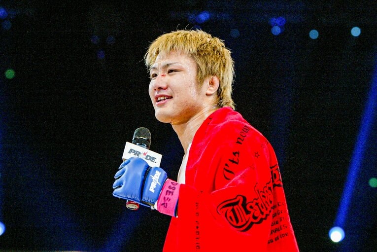 那須川のRIZINラストマッチの相手として、PRIDEのレジェンドである五味隆典に白羽の矢が立った。「大晦日に判定、駄目だよ。KOじゃなきゃ！」という名言を残したことでも知られている　©Susumu Nagao