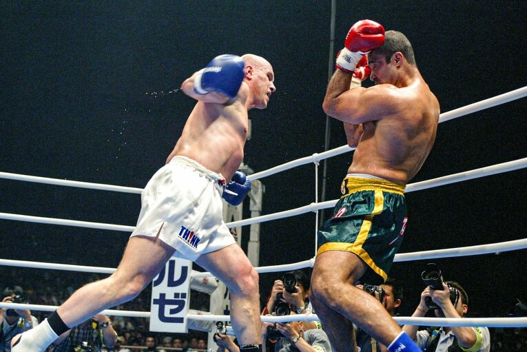 2003年7月、フランシスコ・フィリォとの再戦　©Susumu Nagao