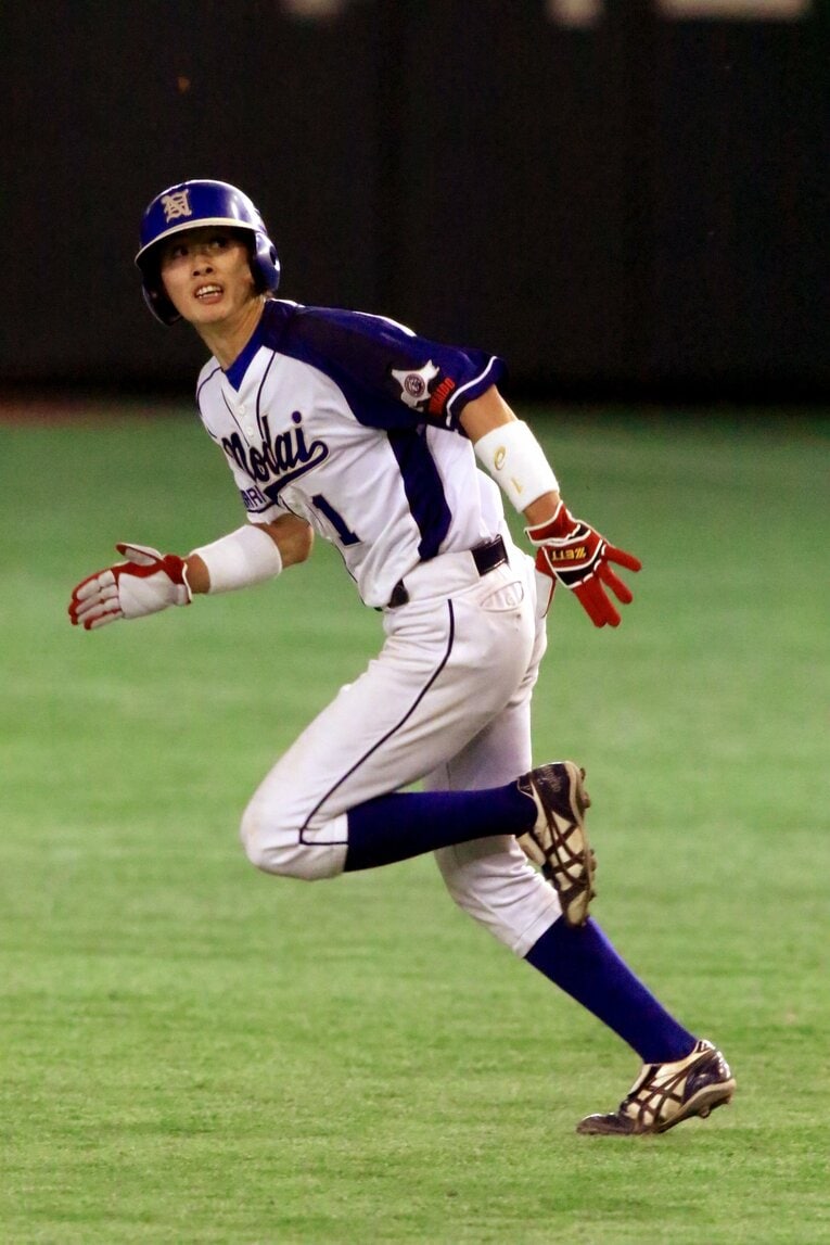 2016年、東農大北海道オホーツク3年のときの周東（3／3枚）　©AFLO