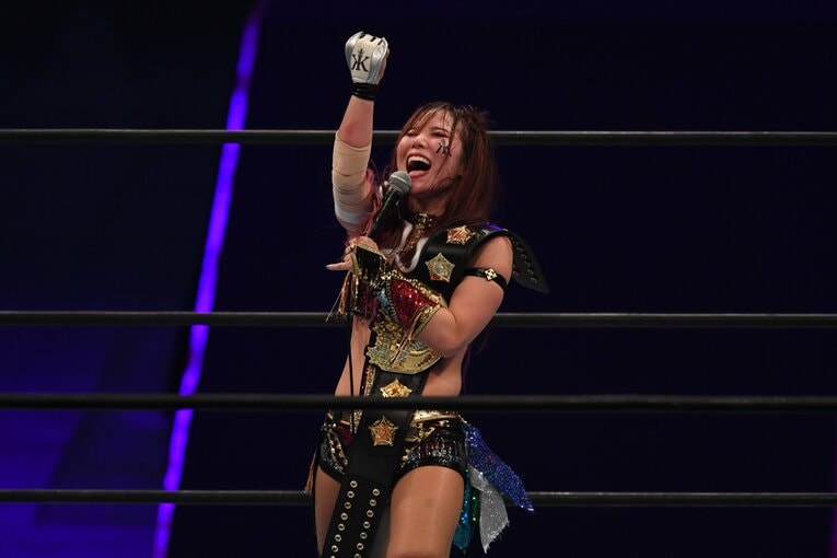 IWGP女子初代王者に輝いたKAIRI