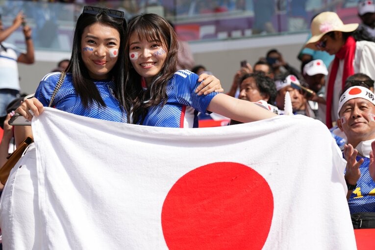 カタールW杯の女性サポーター　©Kaoru Watanabe/JMPA