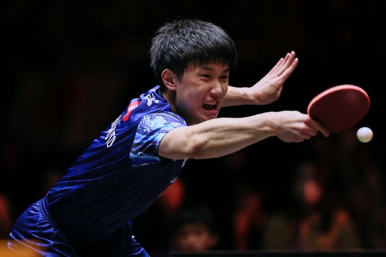 林詩棟戦は2ゲームを先取される展開だったが…　©Getty Images