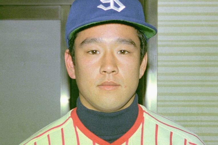 1984年1月撮影、プロ入り直前の栗山英樹22歳 ／ photograph by KYODO