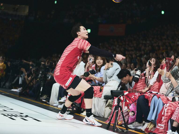 高橋藍（サントリーサンバーズ大阪）　©︎Yuki Suenaga