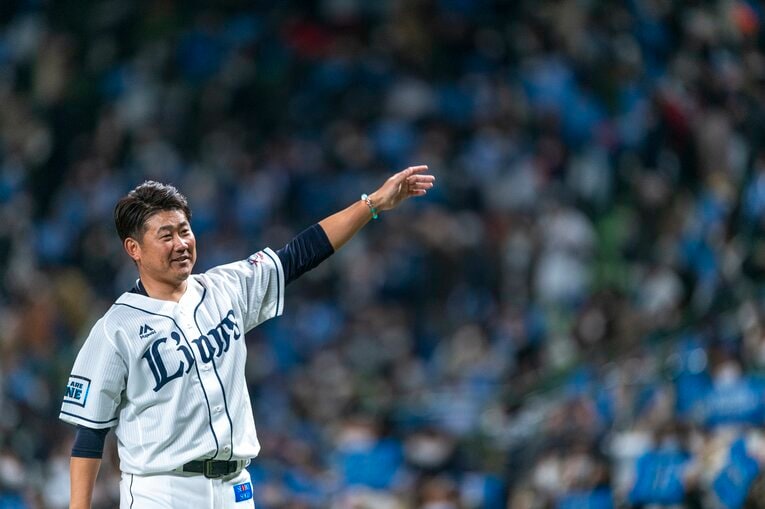 2021年12月の引退セレモニー　©Takuya Sugiyama