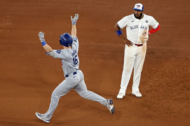 数字で見ると、じつはブルージェイズが圧倒的だったワールドシリーズ…ドジャース連覇の要因とは ／ photograph by Patrick Smith/Getty Images