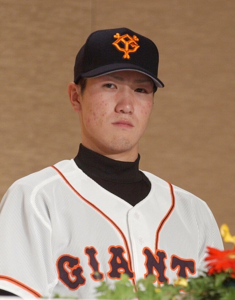 2005年12月の入団会見、22歳になった山口。渡米から4年間が経っていた　©JIJI PRESS