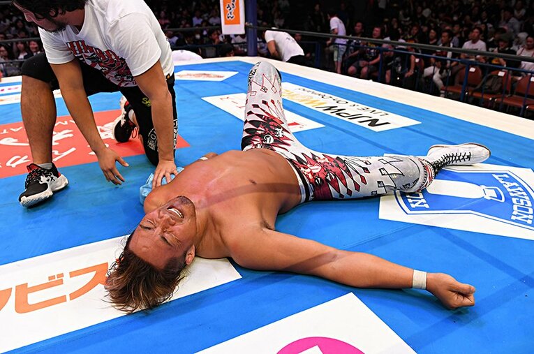 長い現役生活の中で慢性的な故障とどう付き合っていくのか……というのは、プロレスラーにとって永遠のテーマなのかもしれない。 ／ photograph by Essei Hara