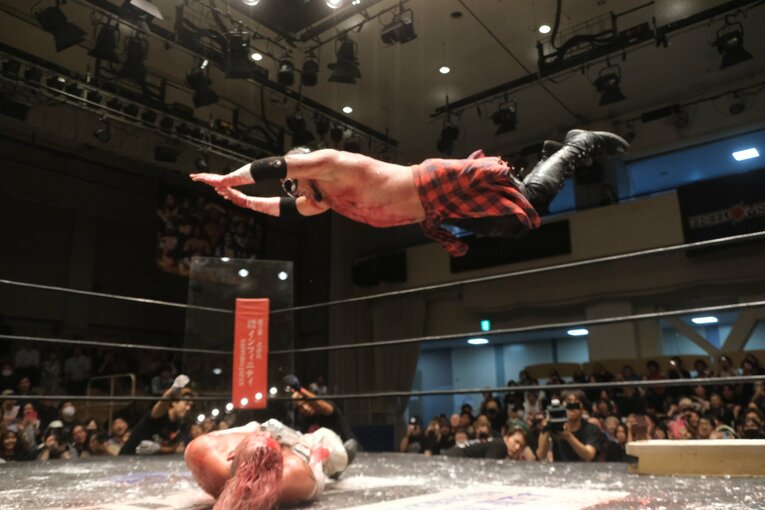 デスマッチのカリスマ・葛西純　©Norihiro Hashimoto