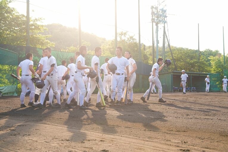 大阪桐蔭の練習グラウンド（2013年撮影）　©BUNGEISHUNJU