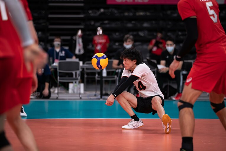 昨季のVリーグで「サーブレシーブ賞」に輝いた小川智大　©Takahisa Hirano